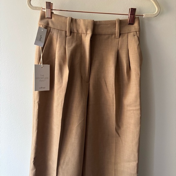 Aritzia The Effortless Pant™ - (Re)ssential- Heather Constant Camel Sz 0 - Picture 6 of 11